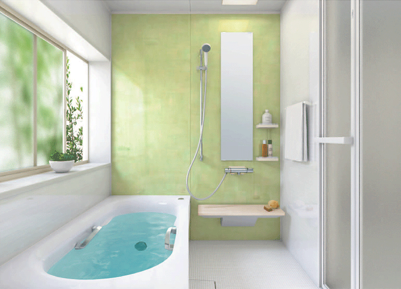 クリナップ ステンレス浴槽 NEW インテリアバス 900タイプ 埋込式 2方半エプロン バスタブ 浴槽 - 1